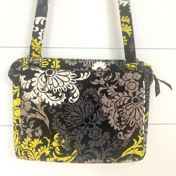 Vera Bradley Messenger Laptop Tech Bag & Wallet in Baroque Pattern (retired) - Picture 7 of 16